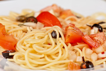 Image showing Pasta with vegetable