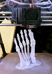 Image showing Foot Bones Printing