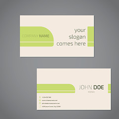 Image showing Simplistic business card design with slogan