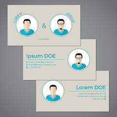 Image showing Business card set ideal for partnerships 