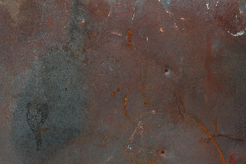 Image showing Texture of old metal surface