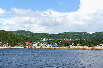 Image showing Tadoussac by Saint Lawrence River