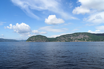 Image showing Saint Lawrence River near Tadoussac in Canada