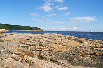 Image showing Saint Lawrence River near Tadoussac in Canada