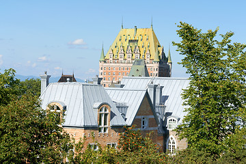 Image showing Roofs of Quebec City in Canada