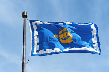 Image showing The flag of Quebec City, Canada