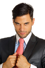 Image showing Business man over white