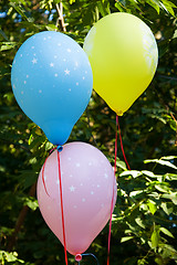 Image showing Three air balloons