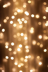 Image showing Natural bokeh. Photo of holidays lights