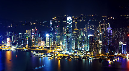 Image showing hong kong night