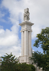 Image showing Monument of the Constitution in Cadiz