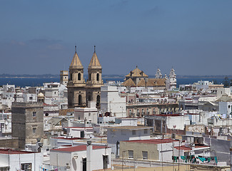 Image showing Cadiz, view from torre Tavira