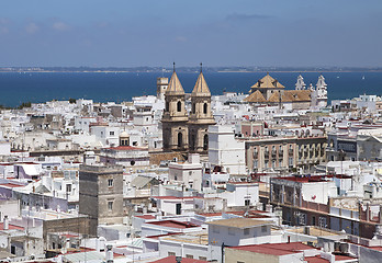 Image showing Cadiz, view from torre Tavira