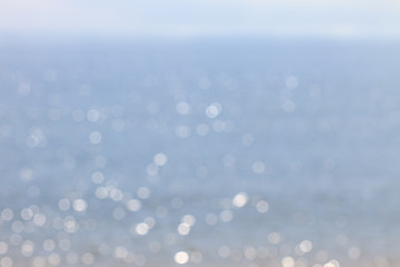 Image showing Abstract twinkled bright background with bokeh defocused golden 