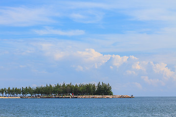 Image showing beautiful beach and tropical sea