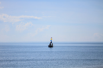 Image showing Fishing boat on the sea