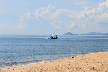 Image showing Fishing boat on the sea