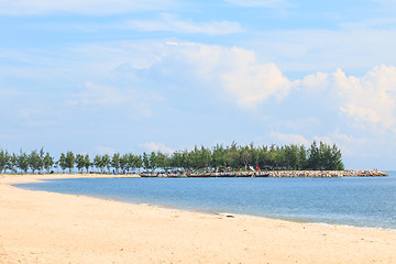 Image showing beautiful beach and tropical sea