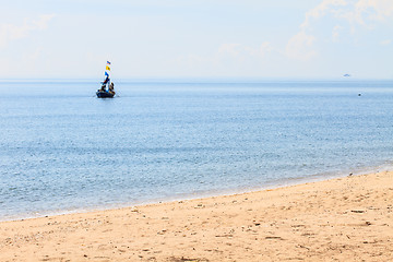 Image showing Fishing boat on the sea