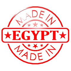 Image showing Made in Egypt red seal