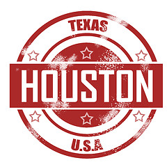 Image showing Houston stamp