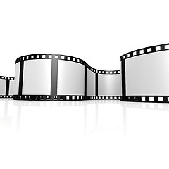 Image showing Isolated film strip