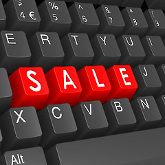 Image showing Sale keyboard