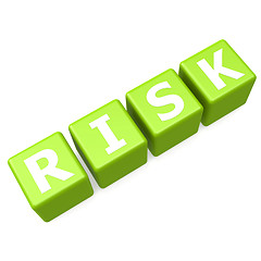 Image showing Risk green puzzle