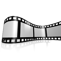 Image showing Isolated film strip