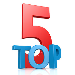 Image showing Top 5 word