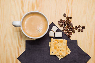 Image showing cookies and coffee