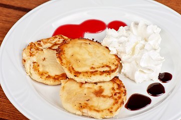 Image showing Cheese pancakes