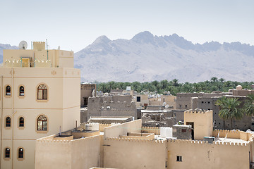 Image showing View from fort Nizwa