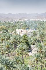 Image showing View from fort Nizwa