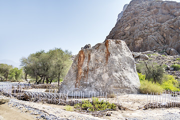 Image showing Colemans rock Oman