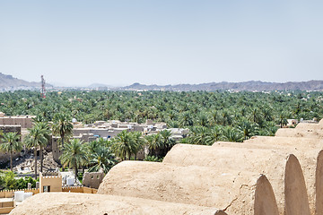 Image showing View from fort Nizwa