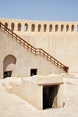 Image showing Top of fort Nizwa