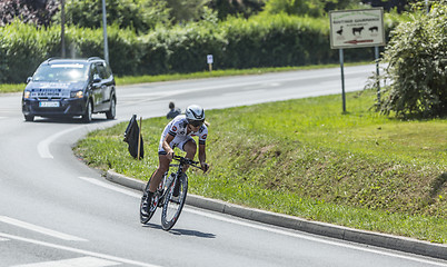 Image showing The Cyclist Florian Vachon