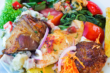 Image showing Stews and side dishes from a variety of vegetables.