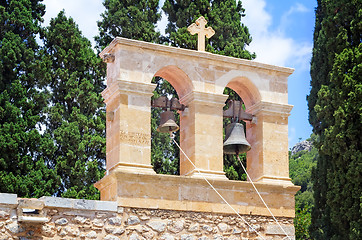 Image showing Fragment of a chapel in the town of Rethymno, Crete, Greece