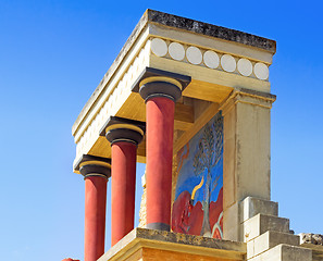 Image showing Knossos Palace of king Minos, Crete, Greece.