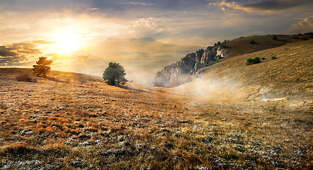 Image showing Autumn mountains