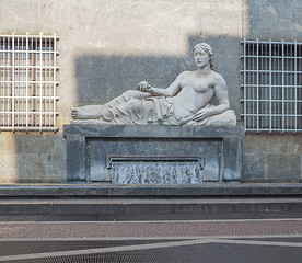 Image showing Dora Statue Turin