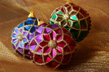 Image showing Vintage Christmas Ornaments