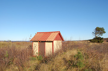Image showing Fishermans tool-shed