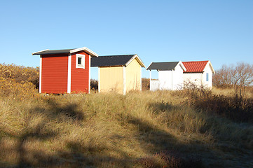 Image showing Bathing-huts