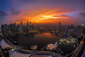 Image showing Singapore Skyline