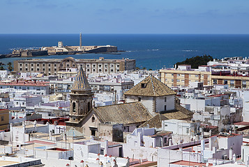 Image showing Cadiz, view from torre Tavira