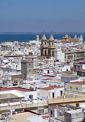 Image showing Cadiz, view from torre Tavira