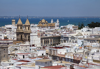 Image showing Cadiz, view from torre Tavira